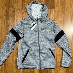 Nike DRY-FIT Gray Zippered Hoodie Jacket
